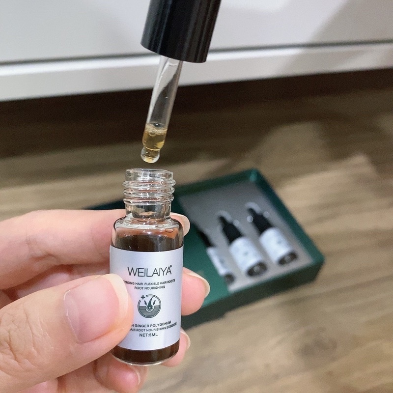 Serum/ Huyết thanh mọc tóc Weilaiya hộp 8 ống hỗ trợ mọc tóc trong 12 tuần