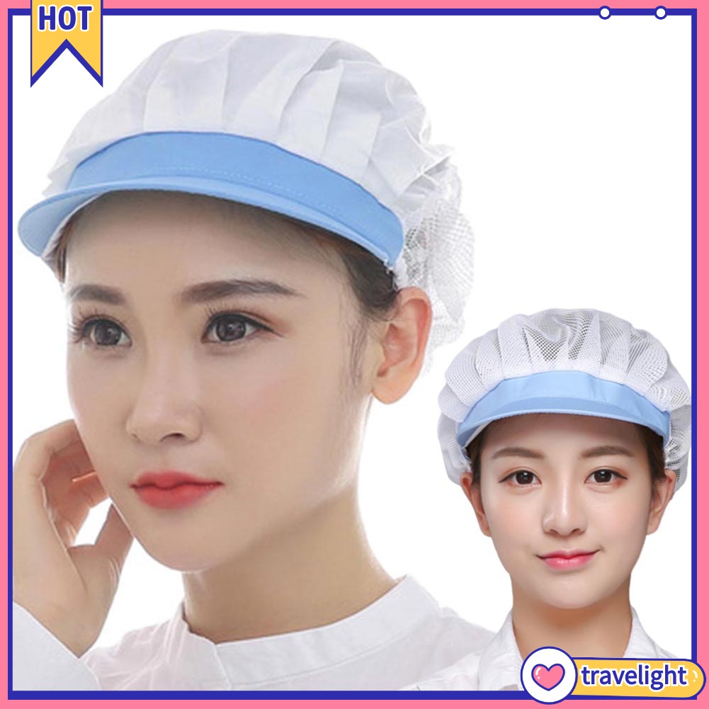 (Travelight) Mũ Đầu Bếp Co Giãn Phối Lưới Thoáng Khí Trọng Lượng Nhẹ