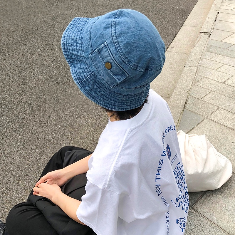 Nón Bucket Chống Nắng Phong Cách Nhật Bản Thời Trang Xuân Hè Cho Nữ