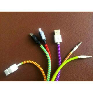 Dây quấn cáp điện thoại 2 màu Bảo vệ