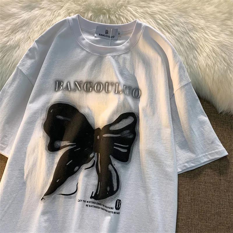 Áo thun tay ngắn cổ điển Mỹ Hàn Quốc thời trang áo phông nữ  JL-TX-05