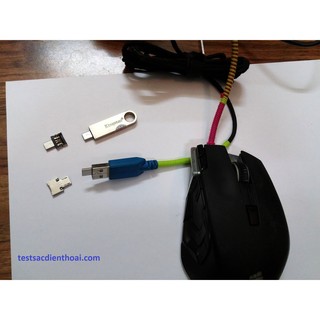 Đầu giắc chuyển USB to Micro USB OTG
