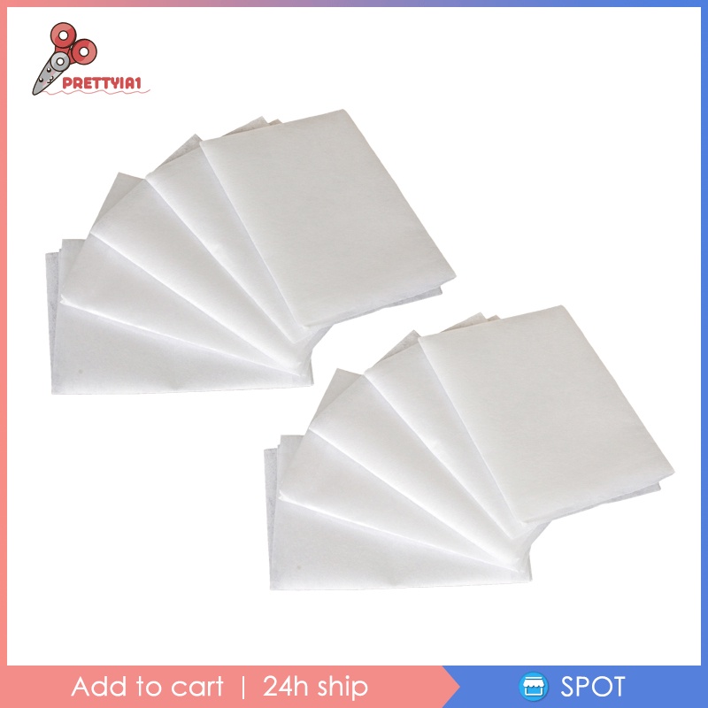Set 10 giấy chuyển vải thêu tan trong nước