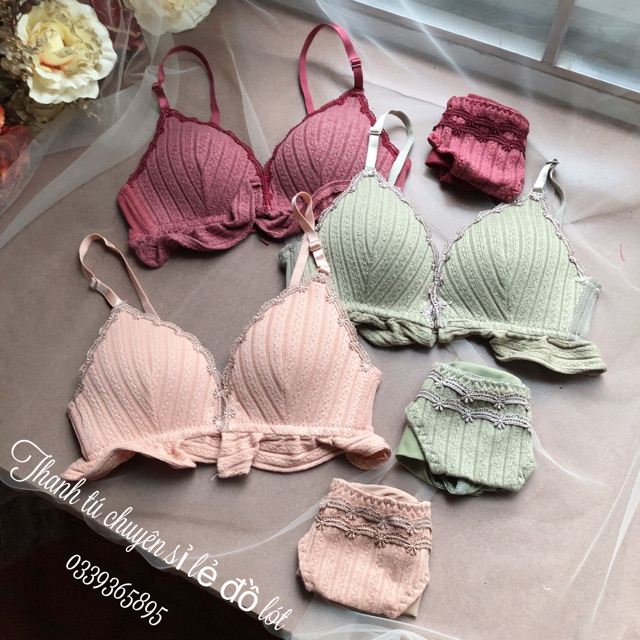 Bộ đồ lót Sweet Girl bánh bèo cài trước ngực | BigBuy360 - bigbuy360.vn