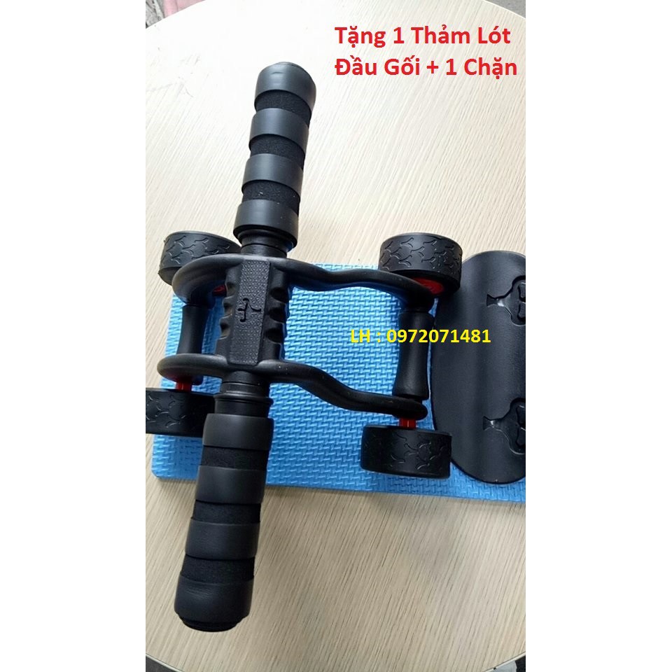Con lăn tập bụng 4 bánh