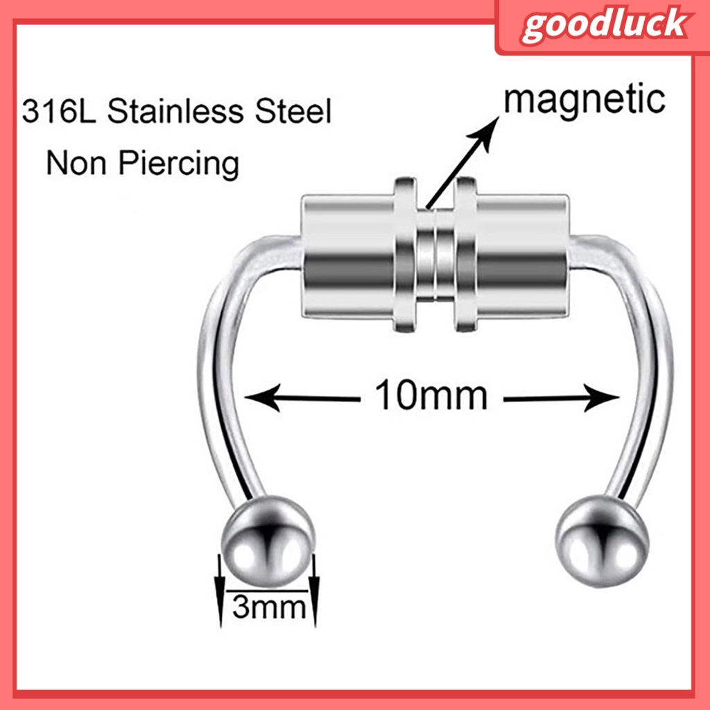 Khuyên Mũi Nam Châm Dạng Móng Ngựa Độc Đáo