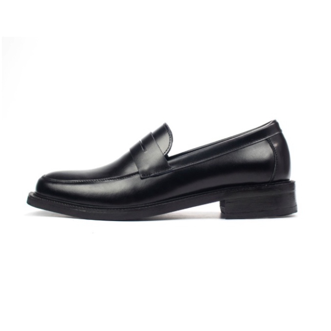 Giày Lười DECEMBER Penny Loafer Black - LF02