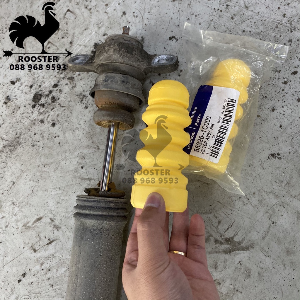 [Sỉ-Lẻ] Cao su tăm bông giảm xóc (phuộc) sau xe Accent (2018-2023), Getz (Mã: 553261C000/55326H5000)