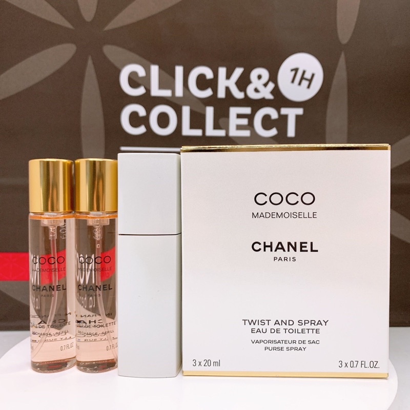 Set Nước Hoa Nữ Chanel Coco Mademoiselle 3 Chai 20ml chính hãng pháp