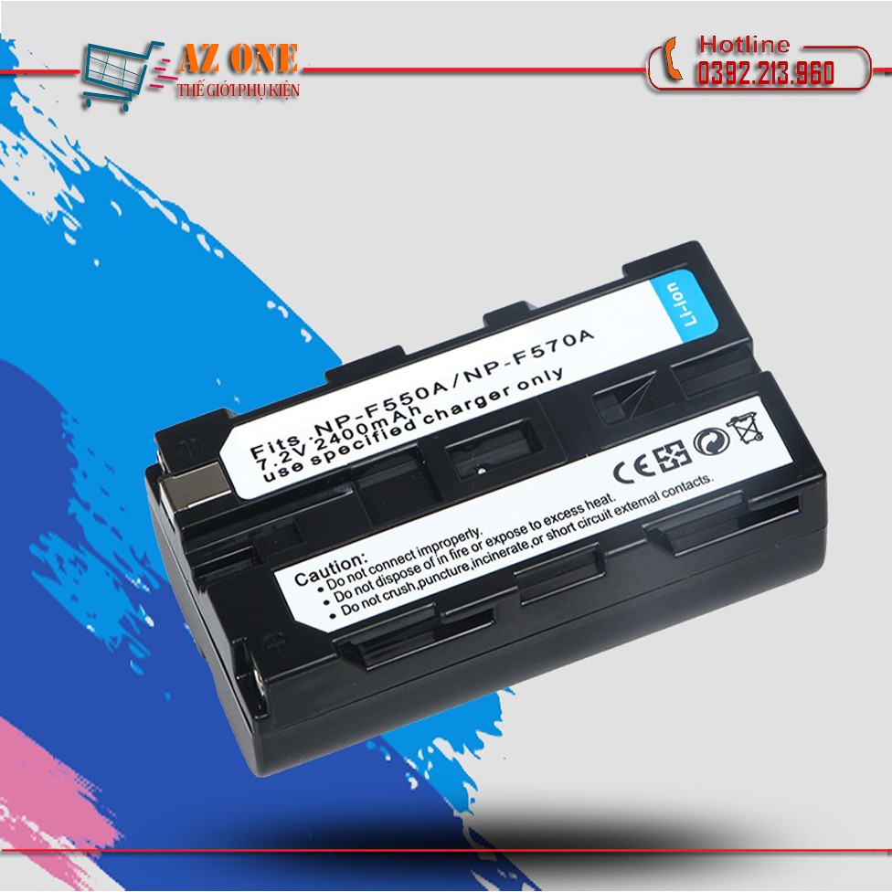 Pin NP-F550/NP-570 7.2V 2400mAh cho Máy Quay Phim SONY