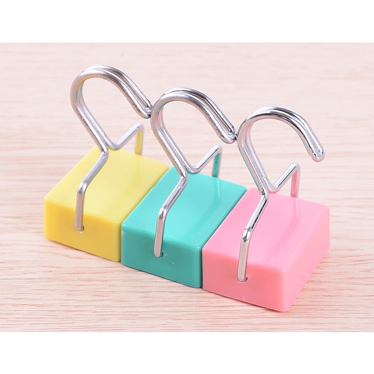 Móc Treo Đồ Nhà Bếp - NAM CHÂM Siêu Mạnh - Móc treo quần áo, Dán Tủ Lạnh, Dán Khung Kệ Sắt