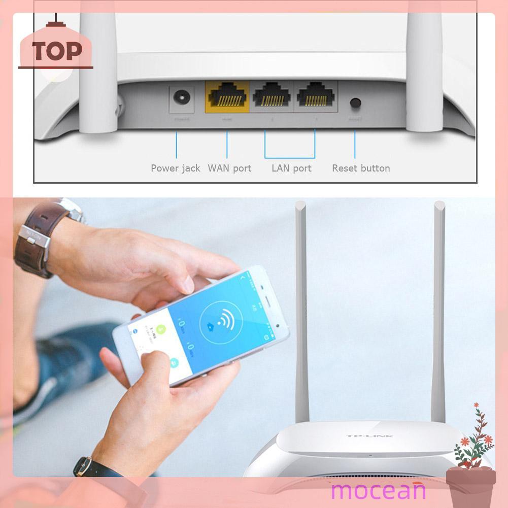 Mocean TP-LINK TL-WR840N 2.4G 300M Wifi Router 2 Antenna Wireless Network Repeater