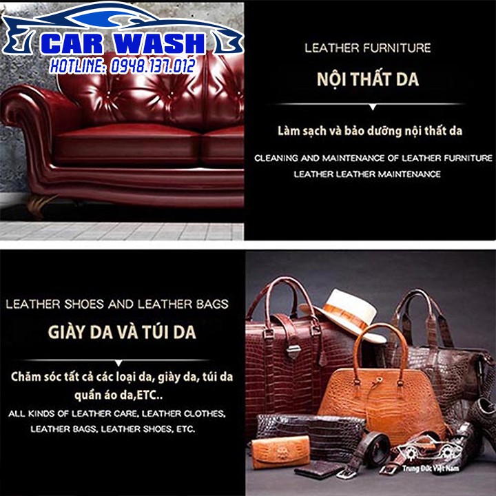 Bình xịt dưỡng bóng và làm sạch nội thất Wax Max 500 ml