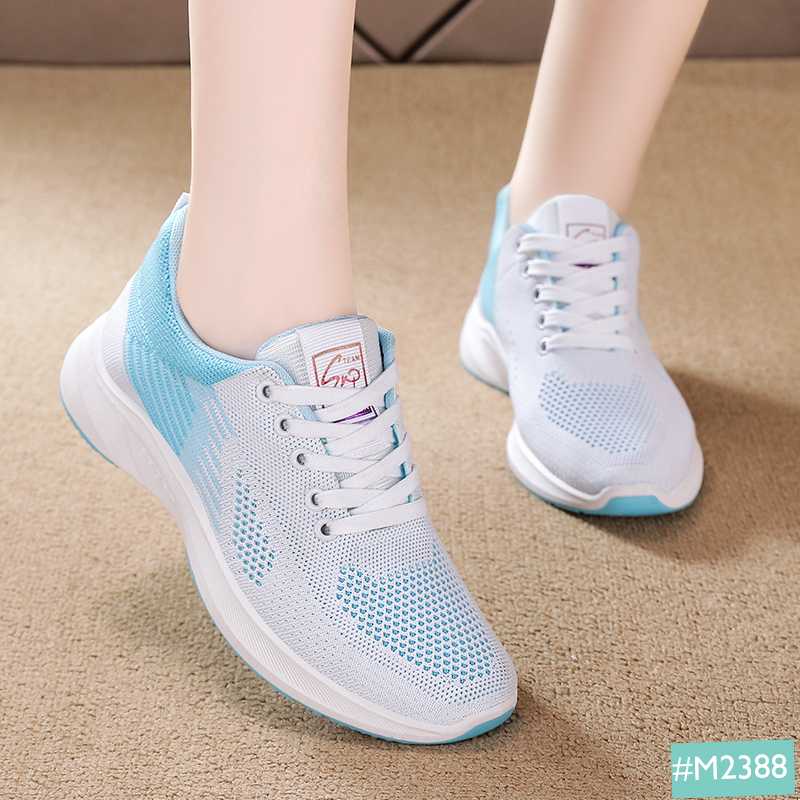 Giày Thể Thao Sneaker Nữ MINSU M2388, Kiểu Dáng  Bata Thể Thao Hàn Quốc Cho Chạy Bộ, Đi Học, Chơi