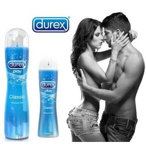 [Combo 2 tuýp] Gel bôi trơn Durex Play Classic 50ml + Tặng 1 hộp bao cao su Durex 3 cái