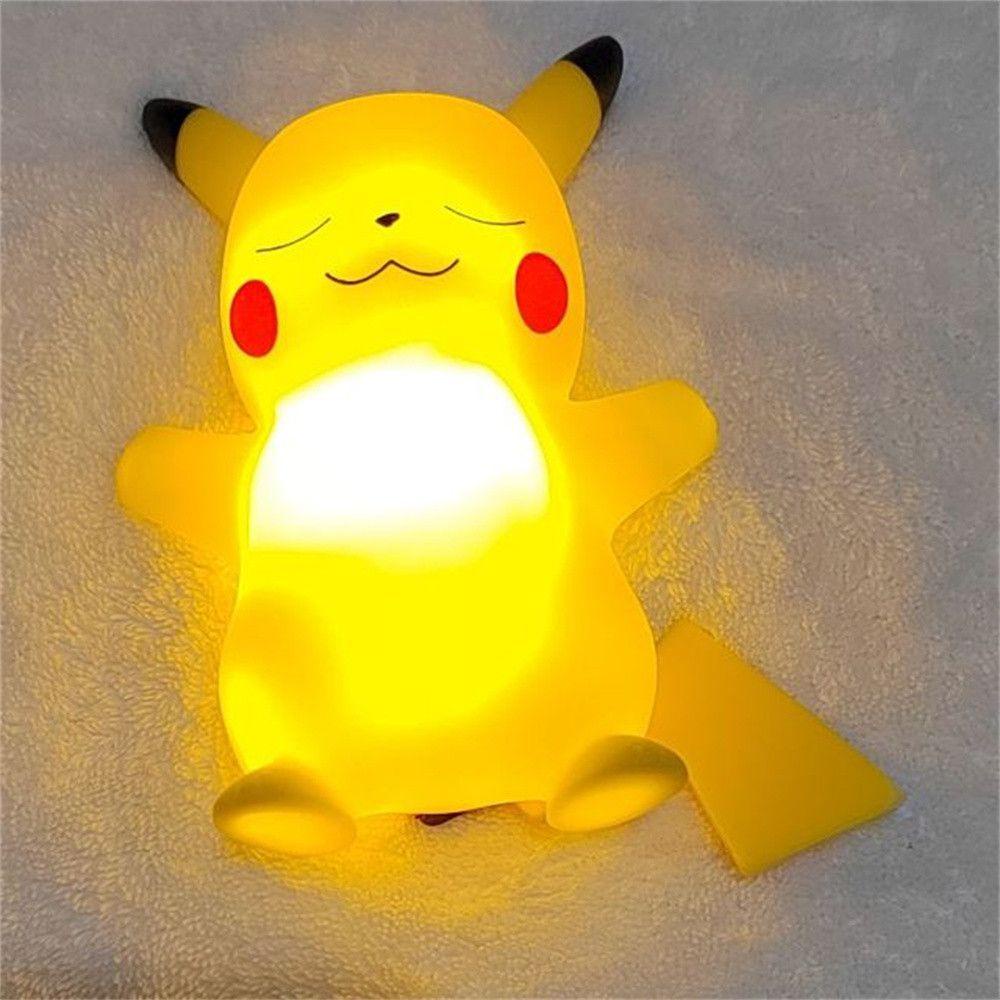 LILYES Đèn Ngủ Dạ Quang Hình Pikachu Đáng Yêu Sáng Tạo Cho Bé