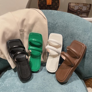 Sorami.Shoes | Dép bánh mì 2 quai, dép đế cao 4cm phong cách.