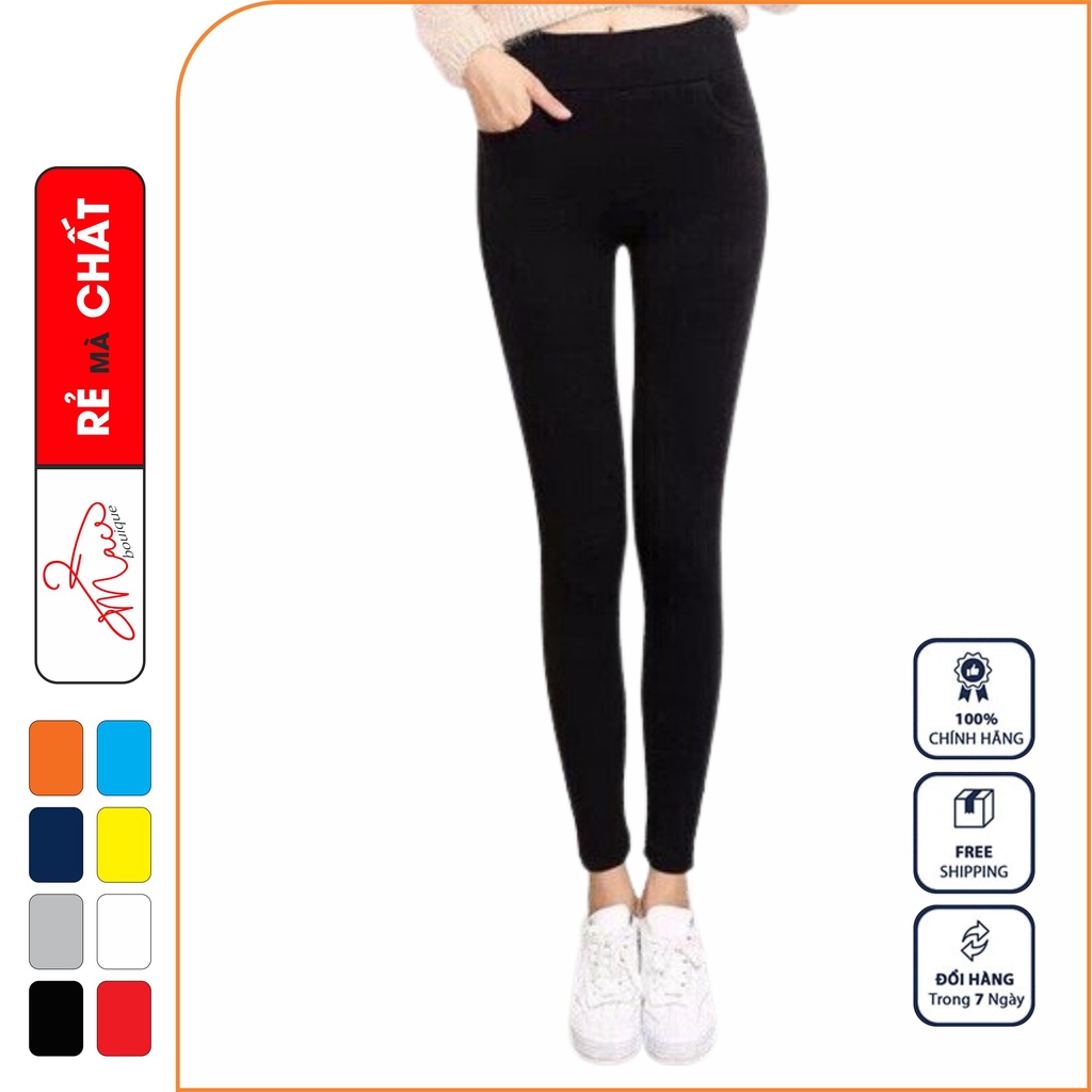 Quần legging nâng mông asos warm túi hông co dãn vải đẹp - MAC boutique
