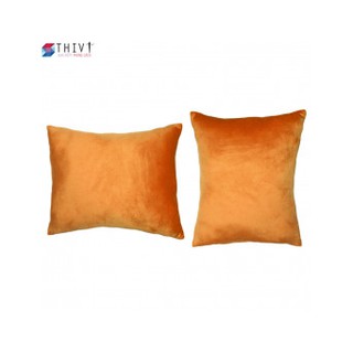 Combo 02 Gối Tựa Lưng Màu Trơn 07 - Vàng Cam - THIVI