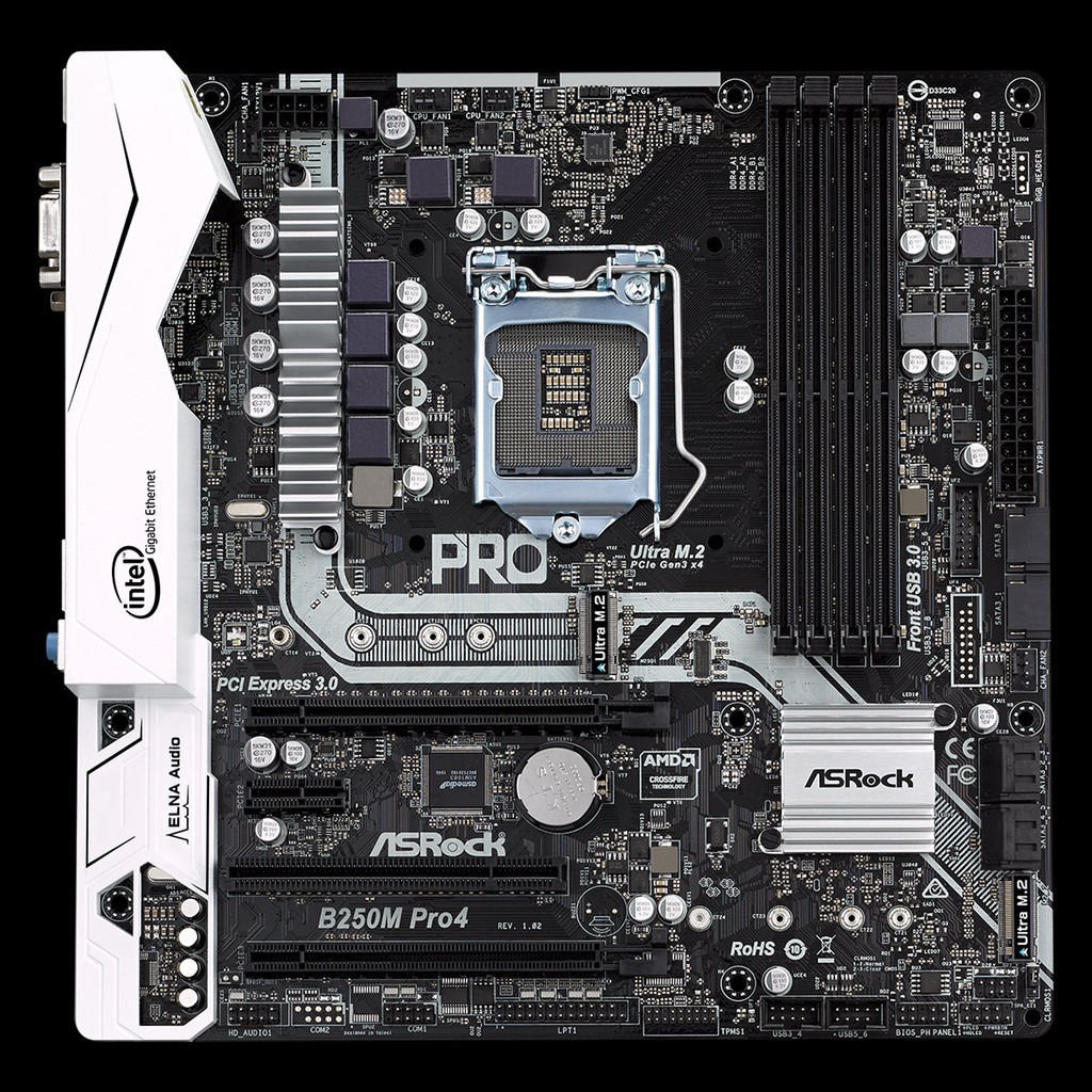 Main ASRock B250M Pro4 hàng cũ nguyên zin, chính hãng Asrock B250 pro 4 21