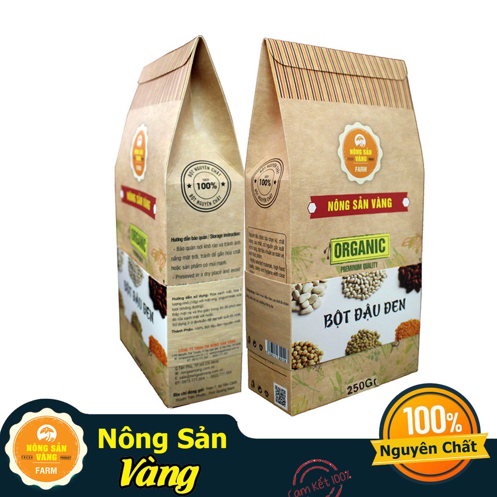 Bột Đậu Đen 250gr - Nông Sản Vàng