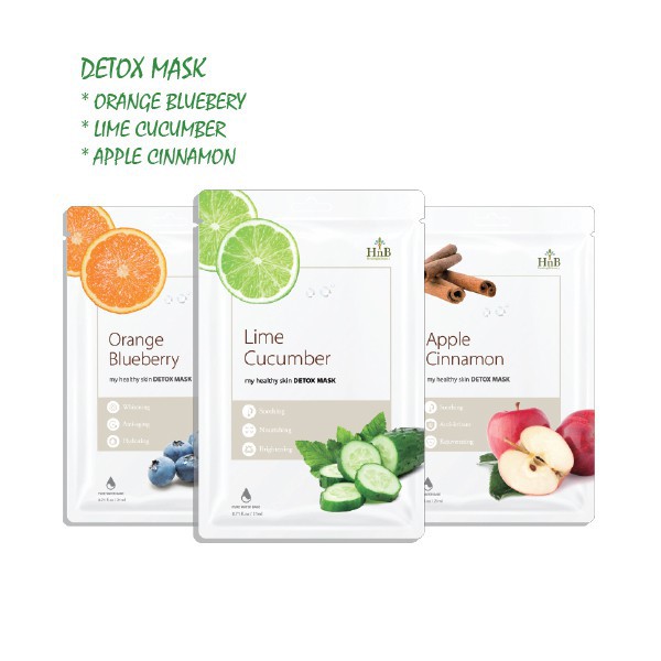 Mặt Nạ Giấy Dưỡng Da HNB Detox & Relaxing