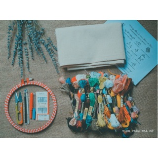 Set dụng cụ thêu cơ bản cho người mới bắt đầu