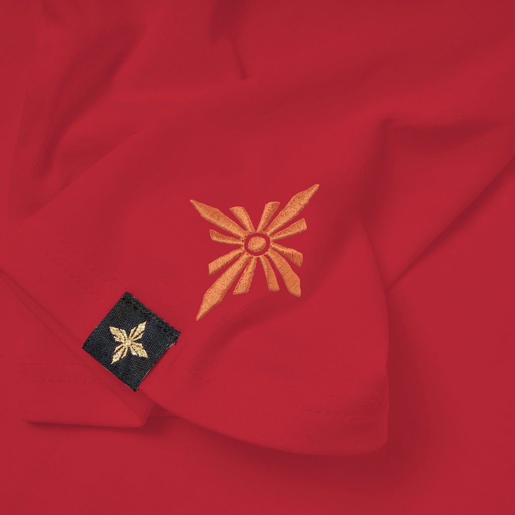 Áo thun Lesavril de Vetements Brilliante Red Ruby