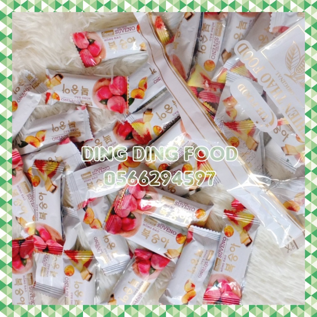 Bánh Sữa Chua Giòn Vị Đào Suveno | Ăn Vặt Cho Bé| Bánh Xốp Sữa Chua Thiên Thảo - DING DING FOOD