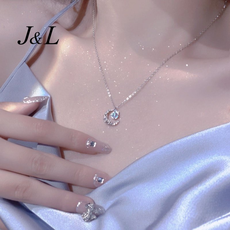 Vòng cổ MặT HìNh Ngôi Sao ĐíNh NgọC Trai Giả ThờI Trang Cho Nữ