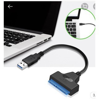 Dây cáp chuyển đổi SATA 3 USB 3.0 sang SATA hỗ trợ 2.5 inch SSD HDD SATA 22 pin | BigBuy360 - bigbuy360.vn