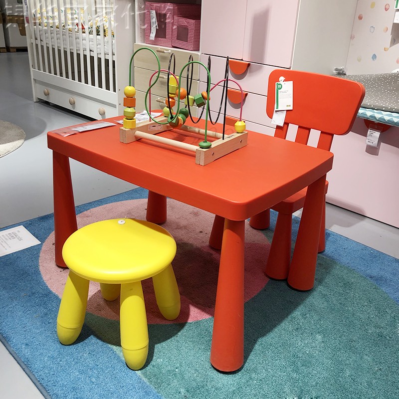 Bộ bàn ghế trẻ em, mẫu giáo cao cấp phù hợp trẻ  2-10 tuổi   phong cách Ikea chất nhựa nguyên sinh