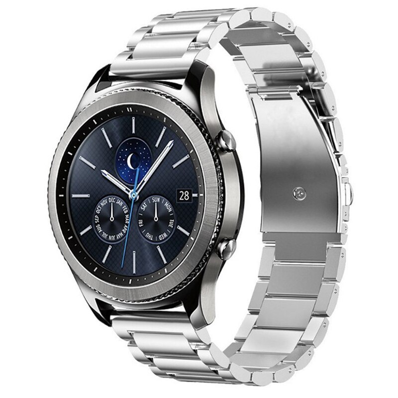 Dây Đeo Bằng Thép Không Gỉ Cho Đồng Hồ Thông Minh Samsung Galaxy Watch 3 41 / 45mm Active 2 Strap 20mm 22mm 42 / 46mm