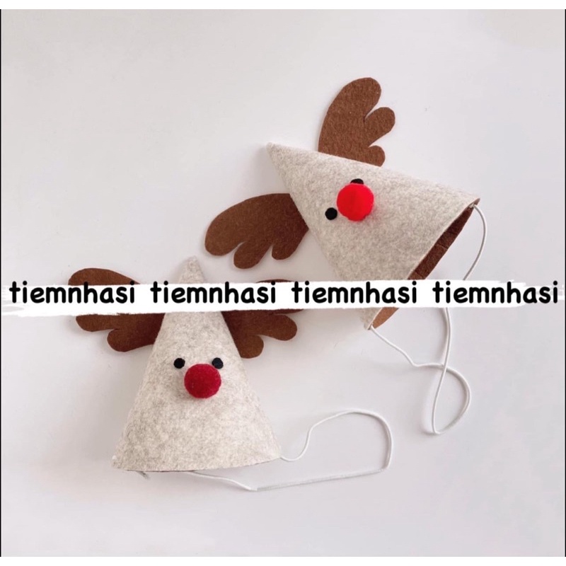 Mũ tuần lộc handmade