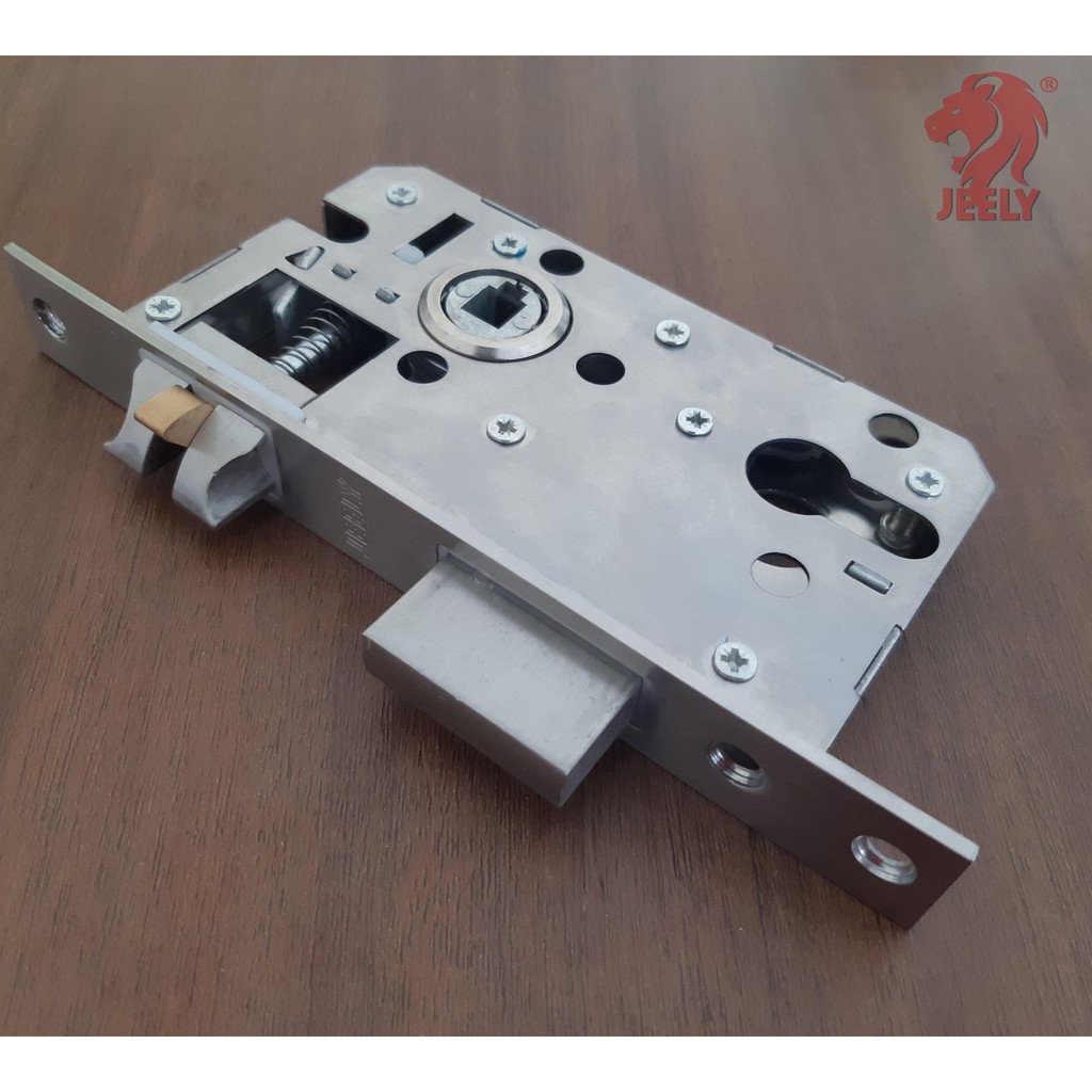 KHÓA TAY GẠT JEELY INOX SUS304 - KHÓA CỬA PHÒNG 2 TẤC cửa gỗ, nhựa, sắt tay ốp 200mm Dùng cho cửa có khung bao 4*8- 304B