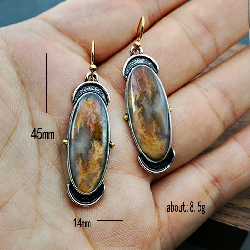 Hoa Tai Dáng Dài Phong Cách Bohomian Hợp Thời Trang