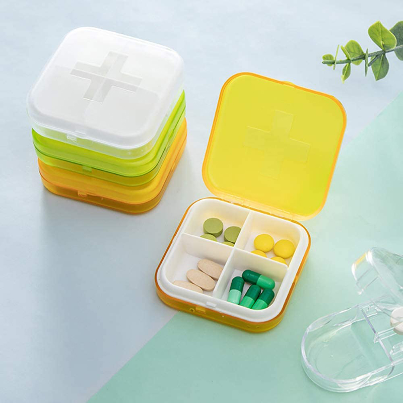 Hộp Đựng Thuốc 4 Ngăn Tiện Lợi
