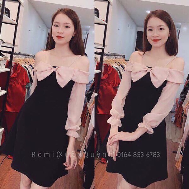 Vãy trễ vai nơ