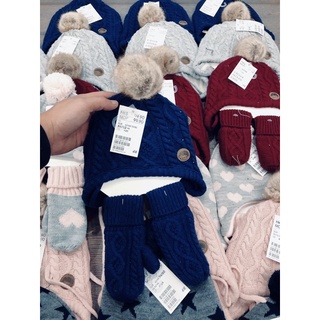 Set Mũ + Bao tay xuất dư HM