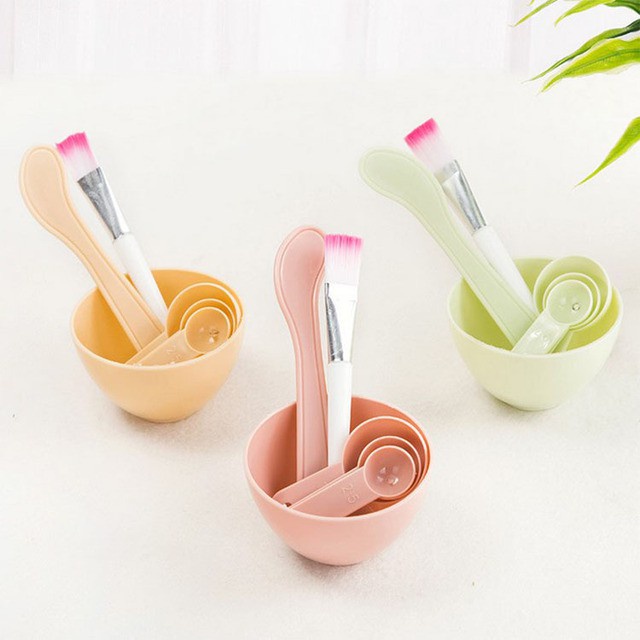 Bộ Bát Trộn Đắp Mặt Nạ, Bộ Chén Trộn Mặt Nạ 6in1 Tiện Ích  008946