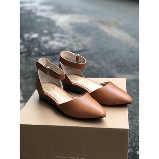 Xả Giày VNXK - Giày Sandal bít mũi bút gót xuồng da : / .