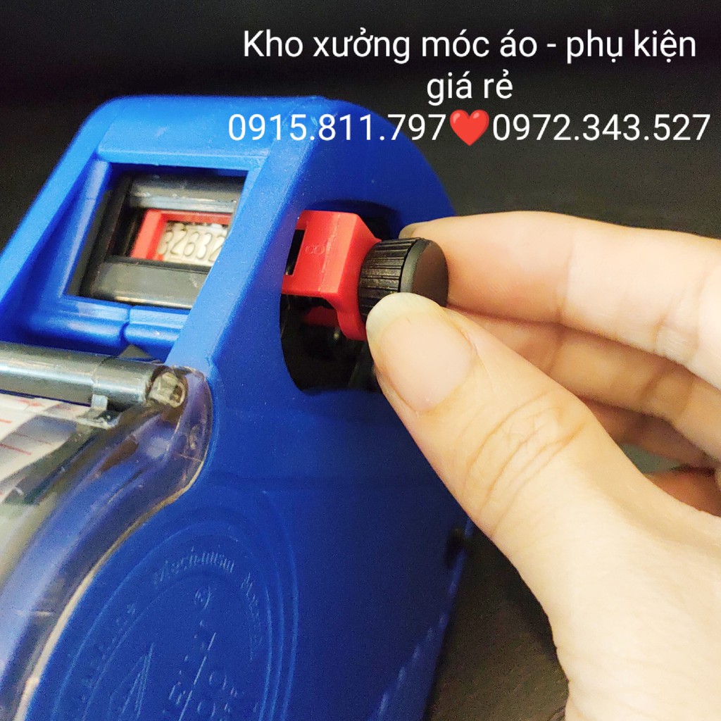 Máy in tem giá, tạo giá cho sản phẩm - sản phẩm chuyên dùng cho shop, cửa hàng và lốc 10 cuộn tem đi kèm