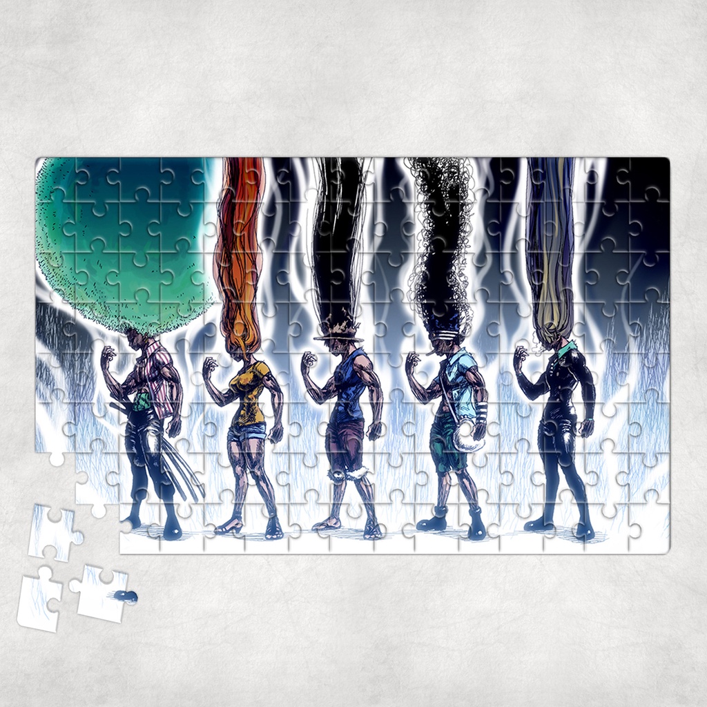 Tranh ghép hình ONE PIECE WALLPAPER - Mẫu 20 - Nhận in theo yêu cầu