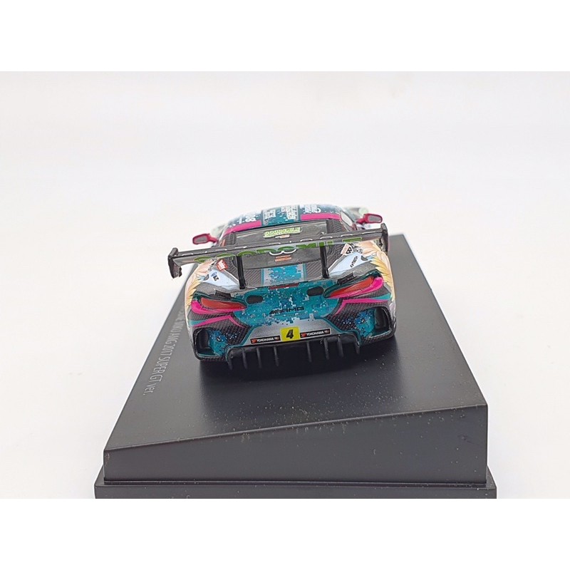 Xe Mô Hình Mercedes-Benz AMG 2017 Supper GT Hatsune Miku 1:64 Goodsmile Racing ( Xanh Lá )