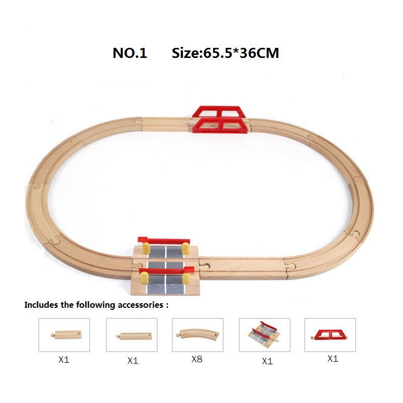Mô hình đồ chơi xe lửa Thomas bằng gỗ