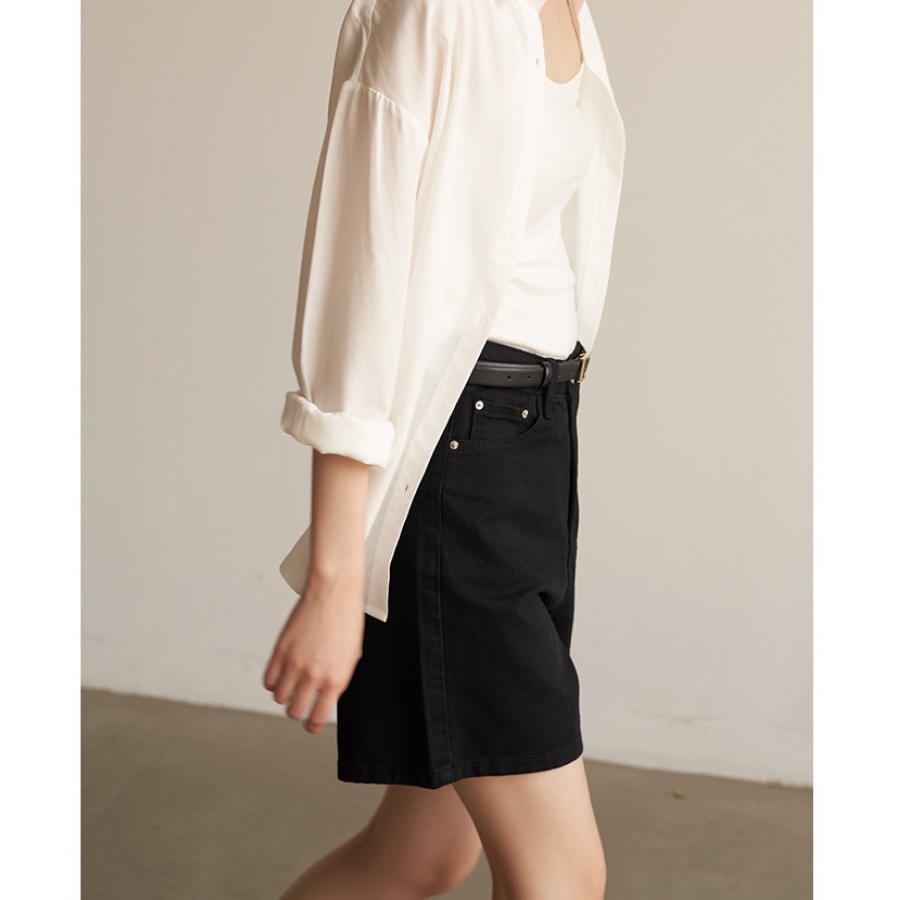 Quần Lửng Ngố Kaki Lưng Cao, Quần Short Mùa Hè Form Ullzang Có Bigsize 70kg(KKN)