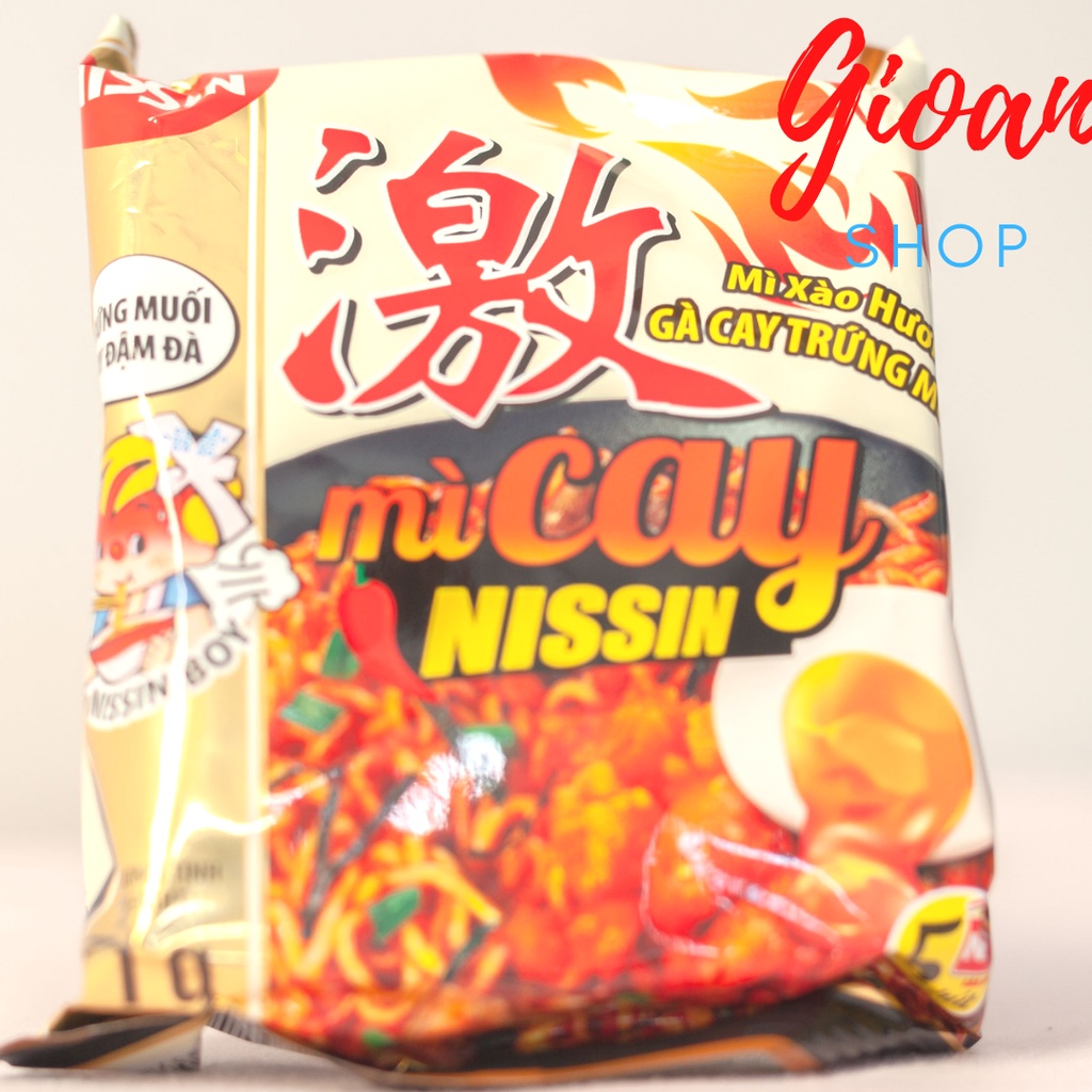 MÌ CAY NISSIN CHUẨN VỊ HÀN QUỐC (Lốc 5 Gói)