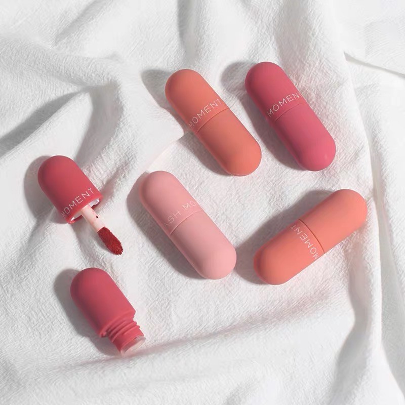 Bộ son kem lì Flash Moment mini trang điểm hình viên con nhộng | BigBuy360 - bigbuy360.vn