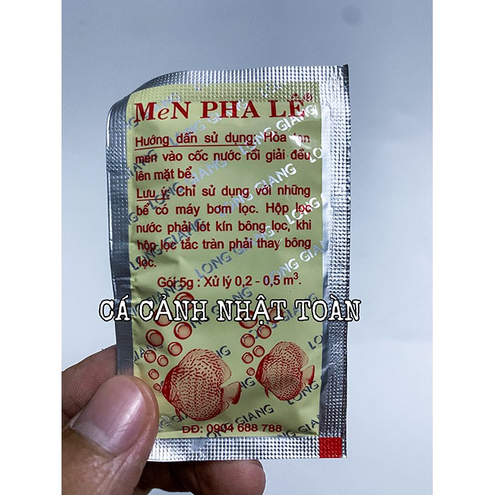 MEN PHA LÊ LONG GIANG LÀM TRONG NƯỚC HỒ CÁ