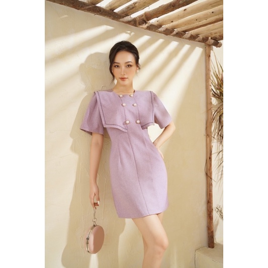 LIIN - Váy cổ vuông cách điệu | BigBuy360 - bigbuy360.vn